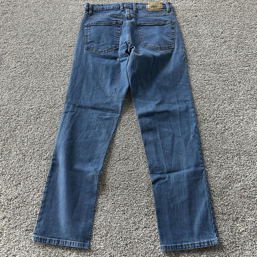 Architect Jeans Mens 30x32 Medium Wash Blue Denim Regular Straight Stretch Pants - Picture 4 of 11